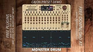 FREE CAJON Plugin of MONSTER DRUM | Girls Like You - Maroon 5 (Cajon Cover)