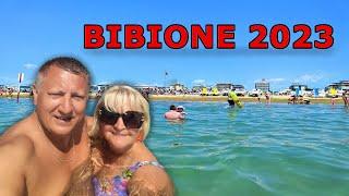 Отдых в БИБИОНЕ с TravellingFam.  ПЛЯЖ, МОРЕ, РЕСТОРАН.  Отпуск в Италии. BIBIONE 2023.