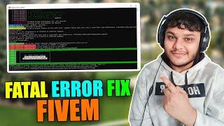 FiveM SERVER FATAL ERROR FIX - Hindi