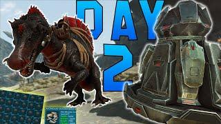 How The BEST TRIBE Progresses on DAY 2 - Ark PVP