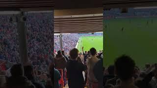 Celtic fans chanting anti-Protestant abuse at Steven Gerrard at Anfield in a Friendly charity match.