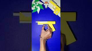 Desert Eagle Paper gun tutorial️ #craft #diy #toys #freefire #origami #howtomakepapergun #gunmaking