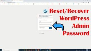 How To Reset WordPress Admin Password in cPanel || How To Recover WP Admin Password From cPanel