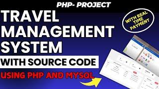 Travel Management System Project in PHP || PHP Project With Source Code |‪