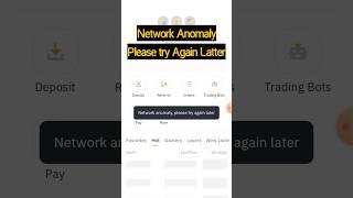 How to Fix Network Anomaly, please try Again Latter #binance #ytshorts #umarchughtai11