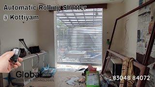 Automatic Safety Rolling Shutter installed at Kottiyam, Kollam | Shutter Automation  8304884072