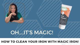 Getting Your Iron Clean with Magic Iron Cleaner!