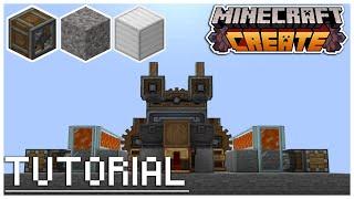 ONE CHUNK Create Iron Farm TUTORIAL | Block By Block Tutorial | Create 1.20.1