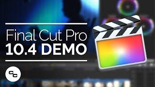 Final Cut Pro X 10.4 Demo - Big Focus On Color Grading