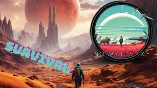 No Man's Sky Survival Mode - Fresh Play - Working Towards a Carrier!