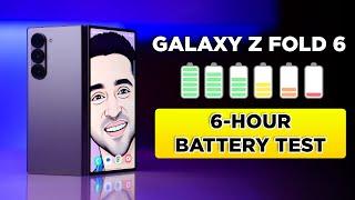 Samsung Galaxy Z Fold 6 Battery Drain Test | Display test, Benchmarks, Performance, and Gaming 