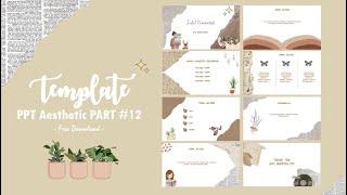 Template PPT Aesthetic #12 White Series [Free Download]