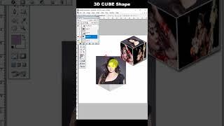 3D Cube shape - short photoshop tutorial 7.0