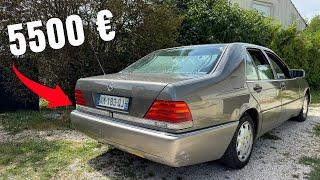 IL ACHÈTE UNE MERCEDES W140 V8 326 CV A 5500 €