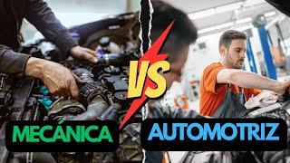 DIFERENCIA entre INGENIERÍA MECÁNICA e INGENIERÍA AUTOMOTRIZ