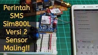 BELAJAR ARDUINO #70 - Membuat Sensor Maling SIM800L V2 Sensor IR