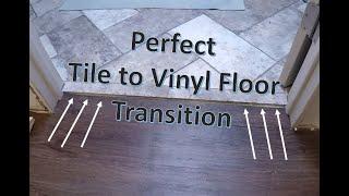 Perfect Tile to Vinyl Plank Floor Transition