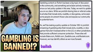 xQc Reacts To Twitch Banning All Gambling From The Platform!