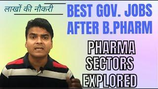 Best Govt Jobs After B Pharma | Top Career Option After Pharmacy | B Pharmacy Government Jobs |