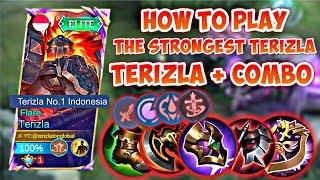HOW TO PLAY THE STRONGEST TERIZLA + COMBO  TERIZLA EXP TERIZLA BUILD THE LATEST TERIZLA GAMEPLAY 