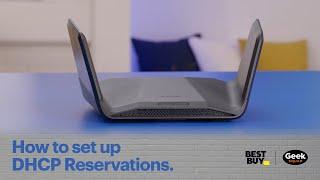 Tech Tips: How to set up DHCP Reservations.