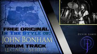 John Bonham Styled Free Original Drum Track - 111 BPM (FREE DOWNLOAD) | LEGACY SERIES