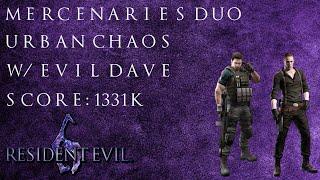 Resident Evil 6 (PC) - Mercenaries Duo  - Urban Chaos - W/ Evil Dave ️ - 1331k