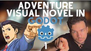 Making an Adventure Visual Novel Game in Godot | Part 1