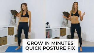 Get Taller in Minutes | QUICK POSTURE FIX