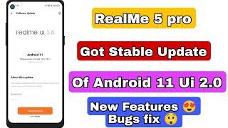 Realme 5 pro realme UI2.0 Stable Update | Realme 5pro Android 11 F.03 stable update review| Bugs Fix