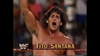 Tito Santana vs Pez Whatley   Wrestling Challenge July 15th, 1990