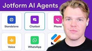 Jotform AI Agents for Beginners (chatbots, whatsapp, voice, phone, & more)