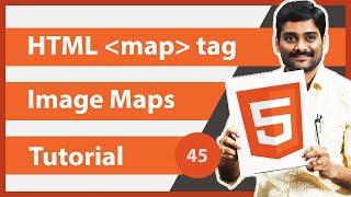 HTML map Tag | Image map - HTML Tutorial 45 