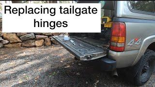 Replacing tailgate hinges