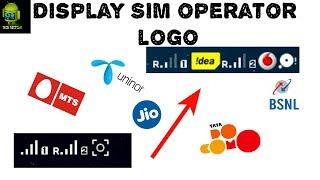 How to display SIM operator logo in mobile || Mobile Network||SIM Operator logo in Android mobile