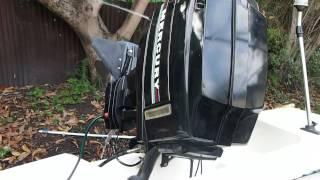 Mercury 75 hp outboard demo on Swiftcraft Stiletto boat