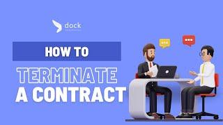 How to terminate a contract