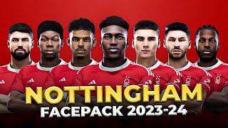 Nottingham Forest Facepack Season 2023/24 - Sider and Cpk - Football Life 2024 and PES 2021