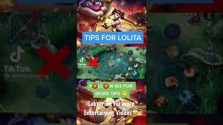 Lolita Guide & Tips #shorts #mlbb