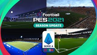 PES 2021 Update Full Stadium-Server Serie A Season 2023 - Stadium Pack for All Patch