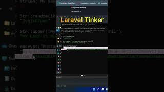 Laravel Tinker #laraveldevelopment #coding