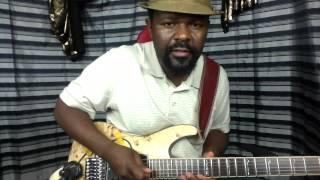 African Guitar 10 Riff in key of A power chords Shona style