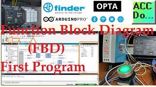 Arduino OPTA PLC - Function Block Diagram (FBD)