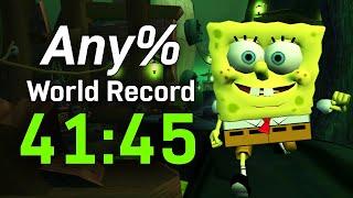 Any% World Record 41:45 - SpongeBob SquarePants: Battle for Bikini Bottom Speedrun