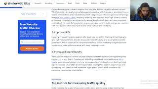 What Is Quality Traffic and How to Get More of It