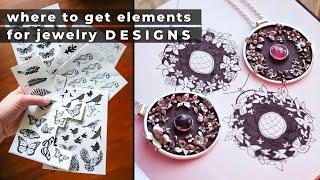 No Drawing? No Problem! Jewelry DESIGN ELEMENTS & Where to Get Them!