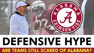 Kane Wommack HYPES Freshman DB Jaylen Mbakwe & LT Overton | Alabama Football Fall Practice Rumors