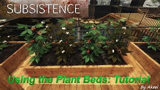 Using the Plant Beds in the game of Subsistence/Tutorial