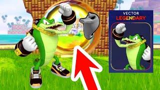 *NEW* VECTOR THE CROCODILE SKIN IN SONIC SPEED SIMULATOR!! (Finally!)