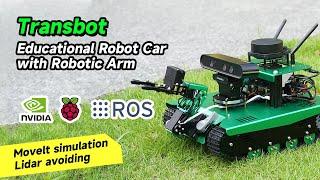 Yahboom ROS Transbot Robot  support Python programming MoveIt 3D mapping for Raspberry Pi